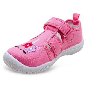 203_pink КЕНКА босоножки текстильные для девочек. (27-32)