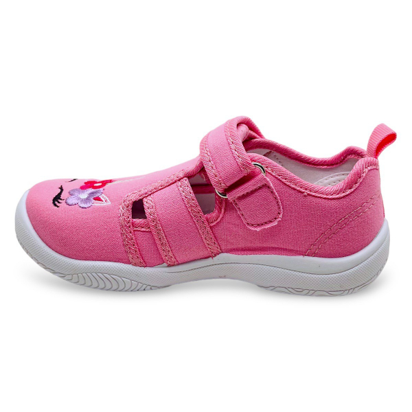 203_pink КЕНКА босоножки текстильные для девочек. (27-32)