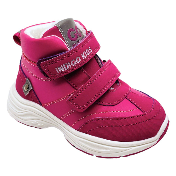 55-0003K INDIGO KIDS ботинки утепленные для девочек. (22-28)