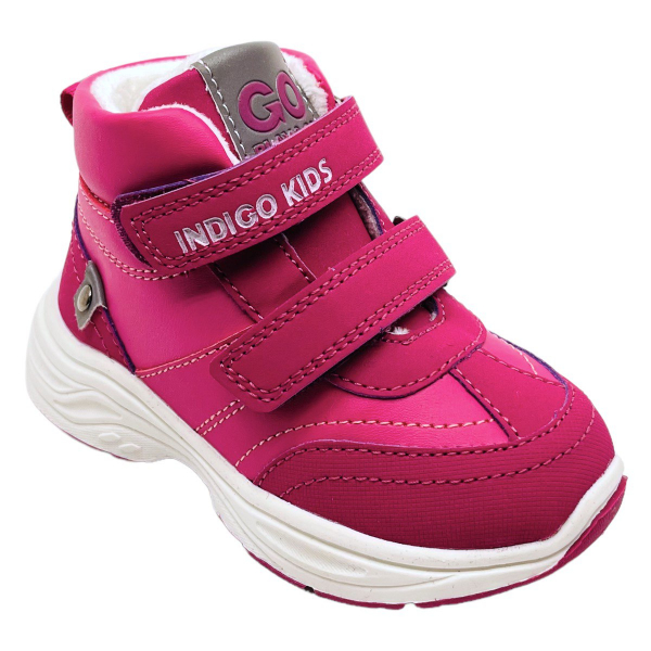 55-0003K INDIGO KIDS ботинки утепленные для девочек. (22-28)